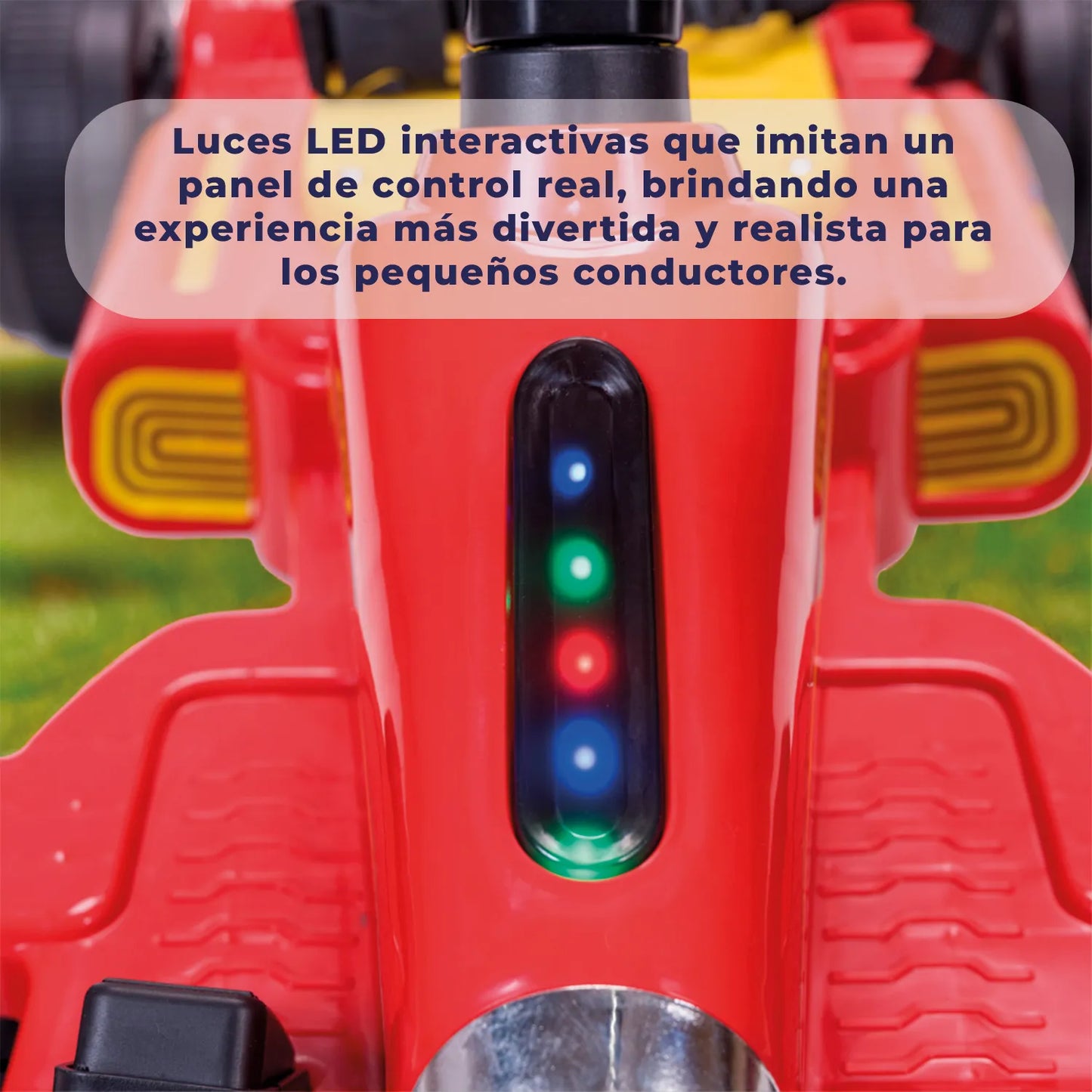 Auto Electrico Niño Deportivo Karting Formula 1 Con Sonido Rojo