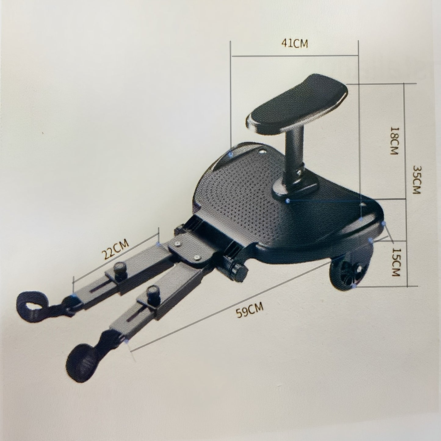 Patineta Para Coche Hermano Mayor Con Asiento