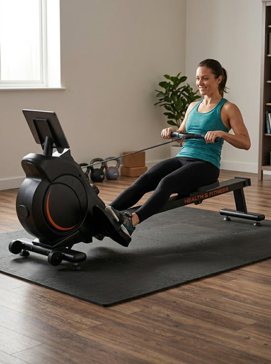 Máquina de Remo Ergonómica Ajustable para Cardio y Entrenamiento Corporal Total en Casa