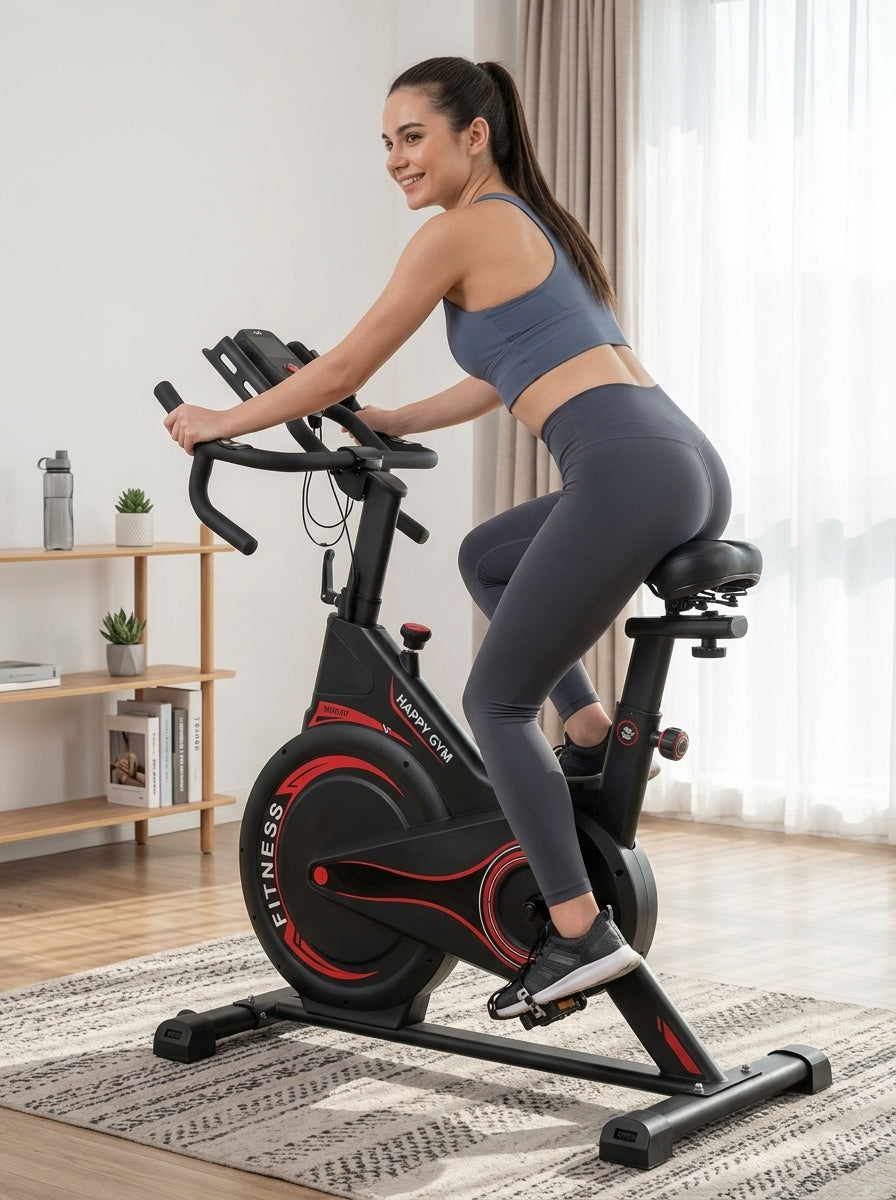 Bicicleta Spinning Magnetica Profesional T2 Disco 8 kg Silenciosa Soporte Tablet Pedales Aluminio