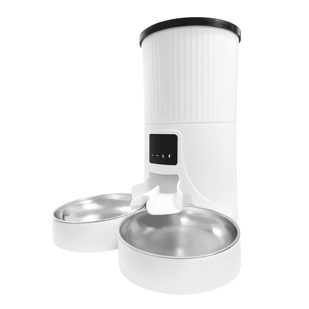 Dispensador Automatico Doble Comida Mascotas 4 lts.