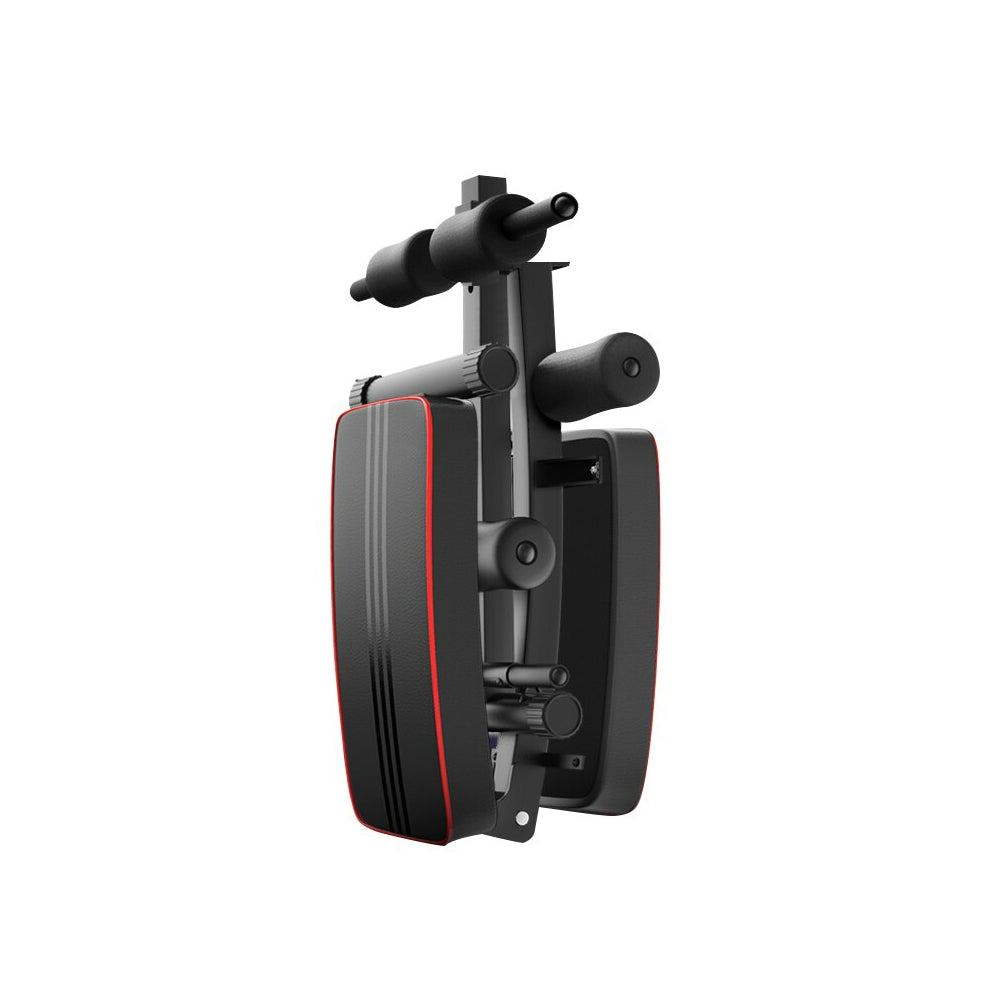 Banca Abdominales Full Pro Biceps Triceps Plegable Con Bandas